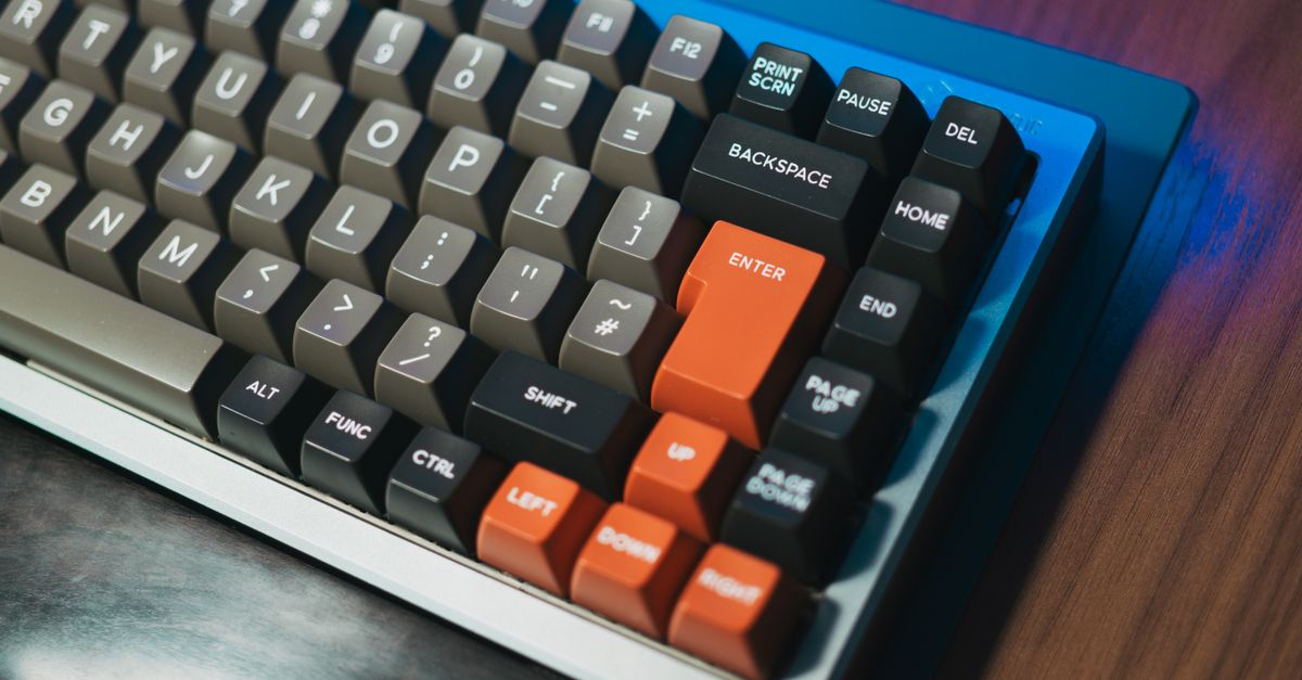Tactile mechanical keyboard product photo